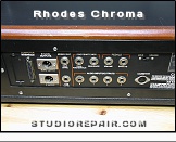 Rhodes Chroma - Rear Panel Jacks * Model 2101