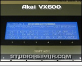 Akai VX600 - Display * Screen: MOD Page