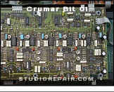 Crumar Bit 01 - VCF / VCA Board * PCB P1118 - VCF & VCA Board