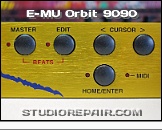 E-MU Orbit 9090 - Front Panel * Control Buttons