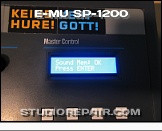 E-MU SP-1200 - Display * Fitted LCD Replacement Modul
