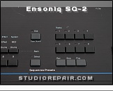 Ensoniq SQ-2 - Top Panel * Sequences/Presets Section