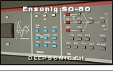 Ensoniq SQ-80 - Front Panel * …