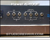 Kawai Synthesizer-100F - Rear Jacks * …