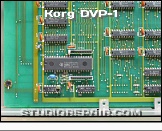 Korg DVP-1 - Digital Signal Processor * PCB KLM-1000 - DSP Board - One of two Texas Instruments TMS32010 Digital Signal Processors