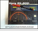 Korg EX-800 - Modification * Mounting the Pots for the Mods…