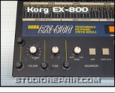 Korg EX-800 - Modification * Additional Front Panel Controls for the Moog Slayer & FM-800 Mod by Atom Smasher and the 12dB/24dB Filter Switch