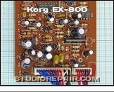 Korg EX-800 - Chorus Board * KLM-598 Chorus PCB - NE571 Compandor Circuit