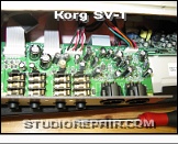 Korg SV-1 - Jack Board * Blown Electrolytic Capacitor