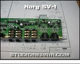 Korg SV-1 - Jack Board * …