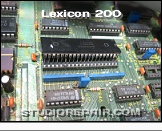 Lexicon 200 - CPU Replacement * Maintenance & Repair - Replacing the Z80 Processor