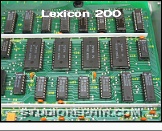 Lexicon 200 - Digital Board * 710-03306 REV.2 - Digital PCB - 4× 74F181 4-Bit Arithmetic Logic Unit (ALU)