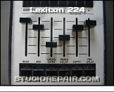Lexicon 224 - Remote Control * Lower panel view.