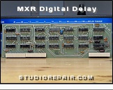 MXR M-113 Digital Delay - TTL Board * 113-3001-103 (Model 113, PCB No. 3001, Rev. 103), Component Side