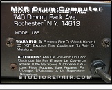 MXR M-185 Drum Computer - Label * …