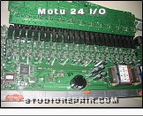 Motu 24 I/O - Deconstructed * Front panel and rear jack board removed