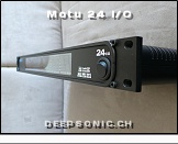 Motu 24 I/O - Front View * …