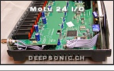 Motu 24 I/O - Stacked Boards * Stacked circuit boards for the I/O jacks