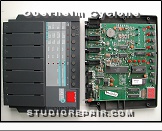Oberheim Cyclone - Opened / Closed * Two units: the right one with removed top cover