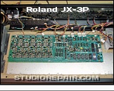Roland JX-3P - Main Board * Main Board 149H213 / PCB 052H440C (Later Series: IC4-IC18 SIL Cases)