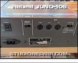 Roland JUNO-106 - Rear Jacks * …
