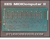 EES MIDIComputer II - Circuit Board * 8&times;8 Multiplex Interface Board - Soldering Side