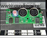Roland Juno-60 DTronics - MIDI Kit * MIDI/DCB Converter Interface Kit