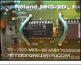 Roland MKS-20 - Digital Circuitry * Digital Piano CPU-B Board