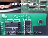 Sequential Circuits Prophet-5 - SCI MIDI Kit * Original Sequential Circuits Prophet-5 MIDI Kit (SCI Model 841): Board Marking