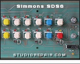 Simmons SDS6 - Panel Board * Keyboard PCB
