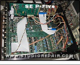 Studio Electronics P-Five - Circuit Boards * Front panel PCB and both PCBs mounted on the case's left side are produced by Studio Electronics to fit the Prophet-5 into a rack-mountable format. Really well done!