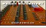 Waldorf MicroWave XT - Front Panel * …