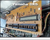 Yamaha DX5 - Panel Board * PCB CPC - Control Panel Center