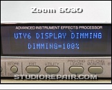 Zoom 9030 - Display * Dot Matrix Vacuum Fluorescent Display (VFD)